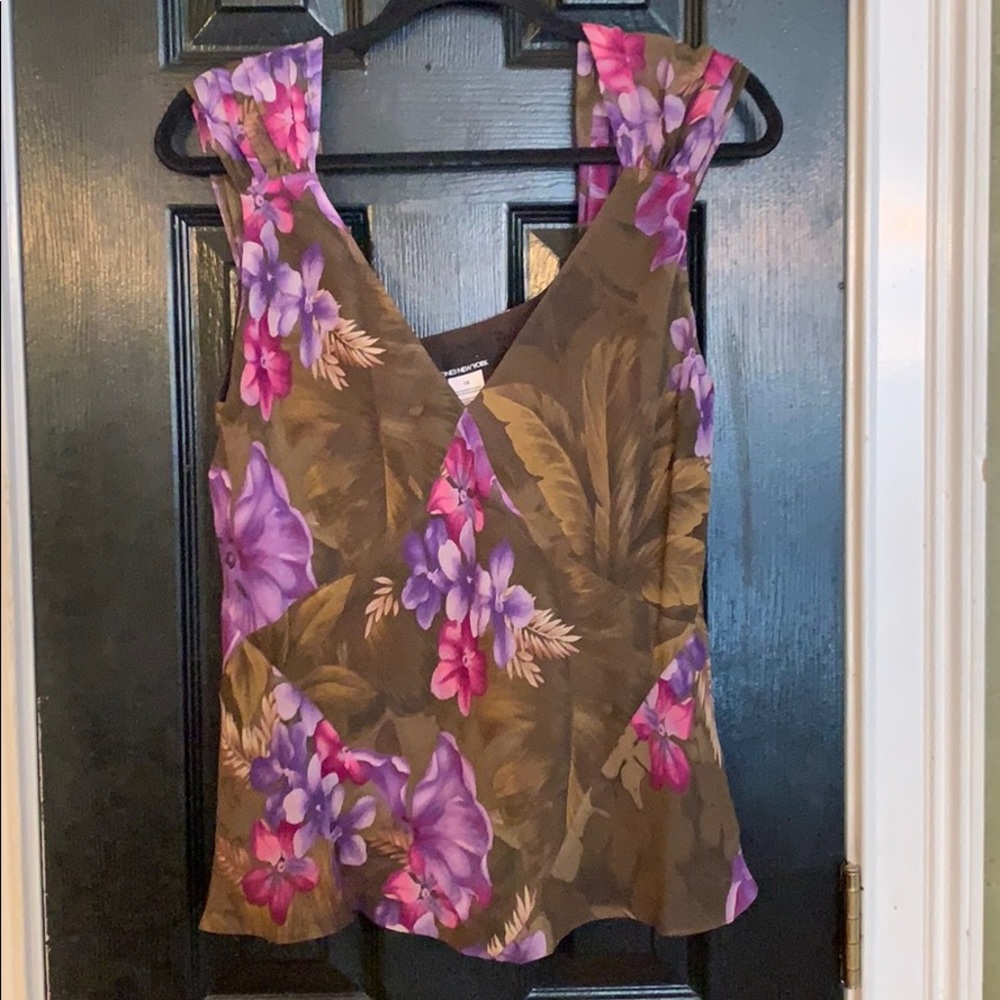 Jones New York silk blouse 16